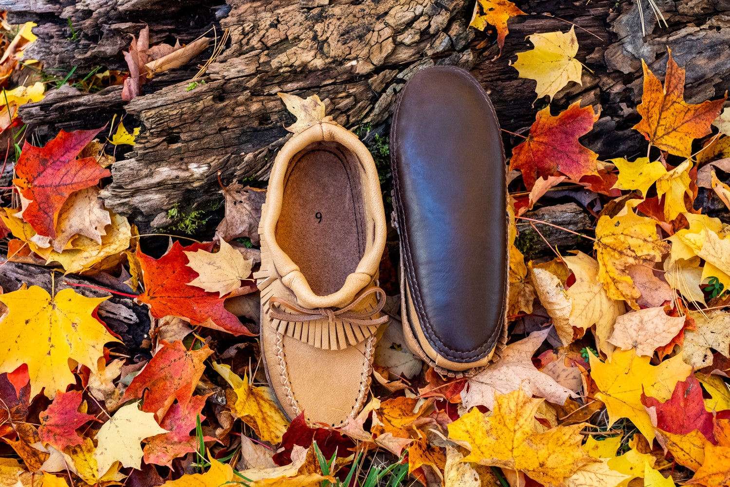 Women's Fringed Moose Hide Earthing Moccasins - Soft Leather Comfort Shoes for Indoor/Outdoor Wear - Perfect for Yoga, Meditation & Relaxation at Home