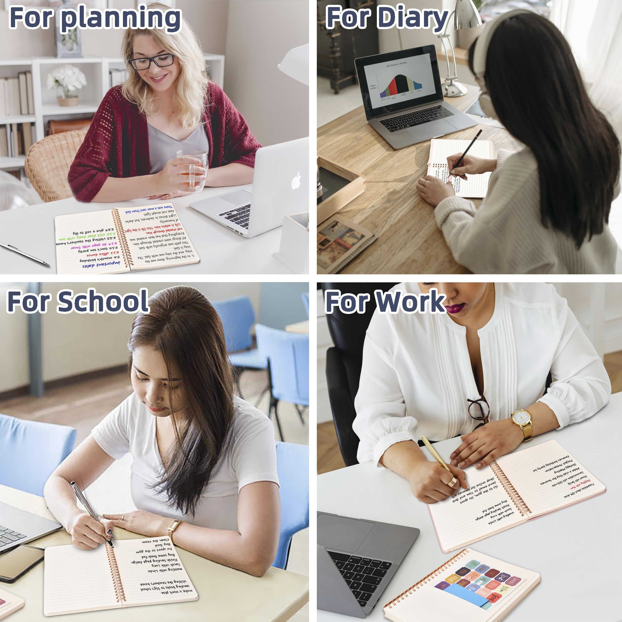 Premium Lined Spiral Notebook - 6.25