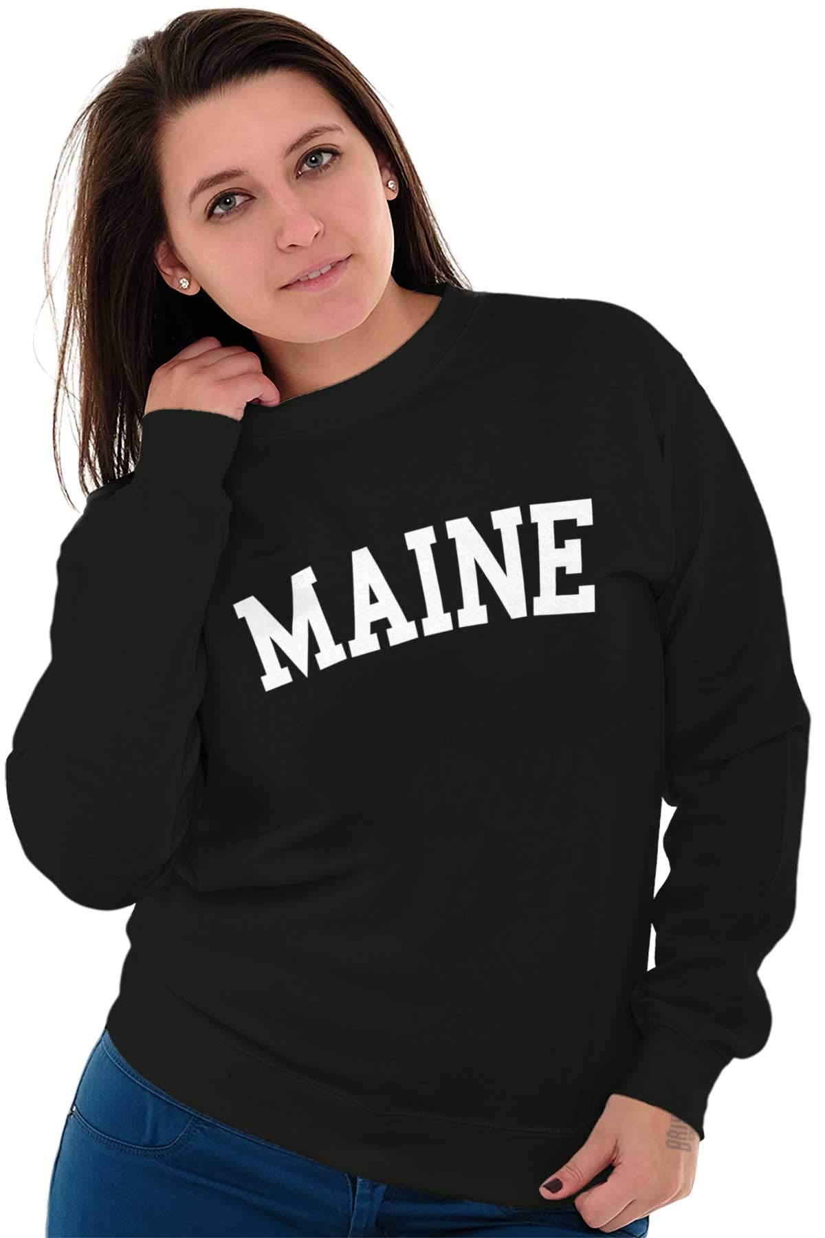 Classic Maine Traditional Sweatshirt for Men & Women - Cozy Casual Wear for Fall & Winter Outfits