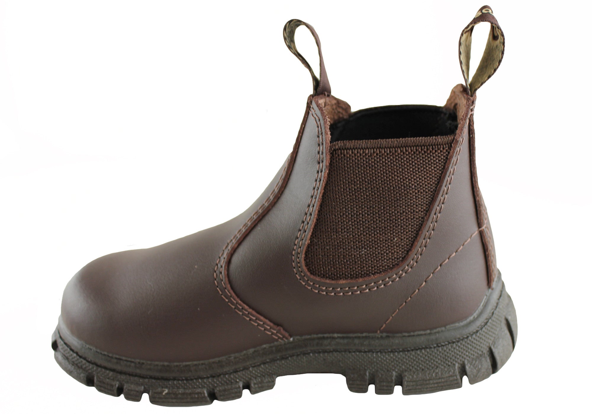 Grosby Ranch Baby Toddler Kids Leather Pull On Boots - Comfortable Western Style Booties for Boys & Girls - Perfect for Playtime, Outdoor Adventures and Cowboy/Cowgirl Costumes