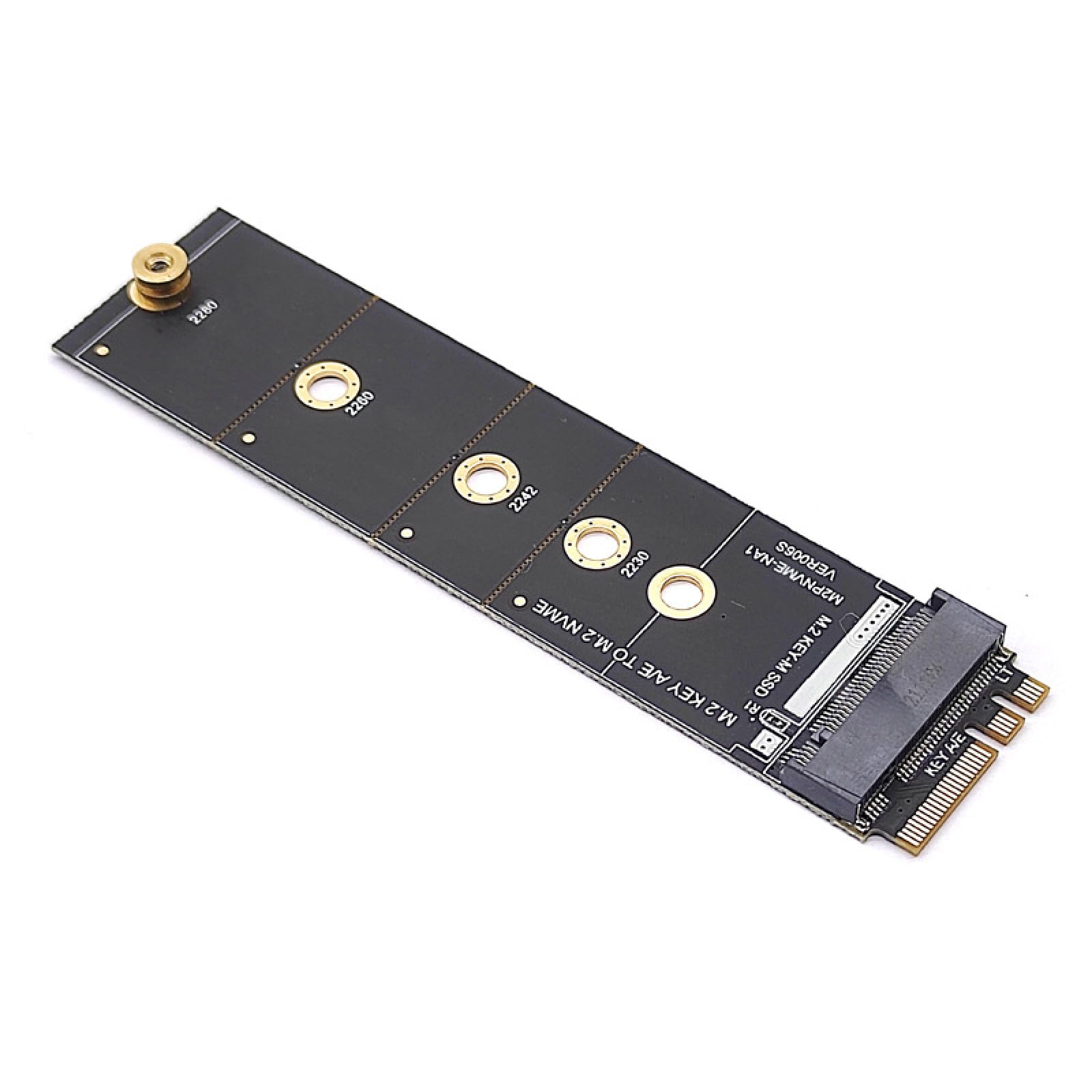 Wireless M.2 A/E Key to M.2 M Key WiFi Bluetooth Adapter - NVMe PCIe SSD Converter for 2280 M.2 Slots - Upgrade Laptop/Desktop Connectivity for Gaming & Streaming