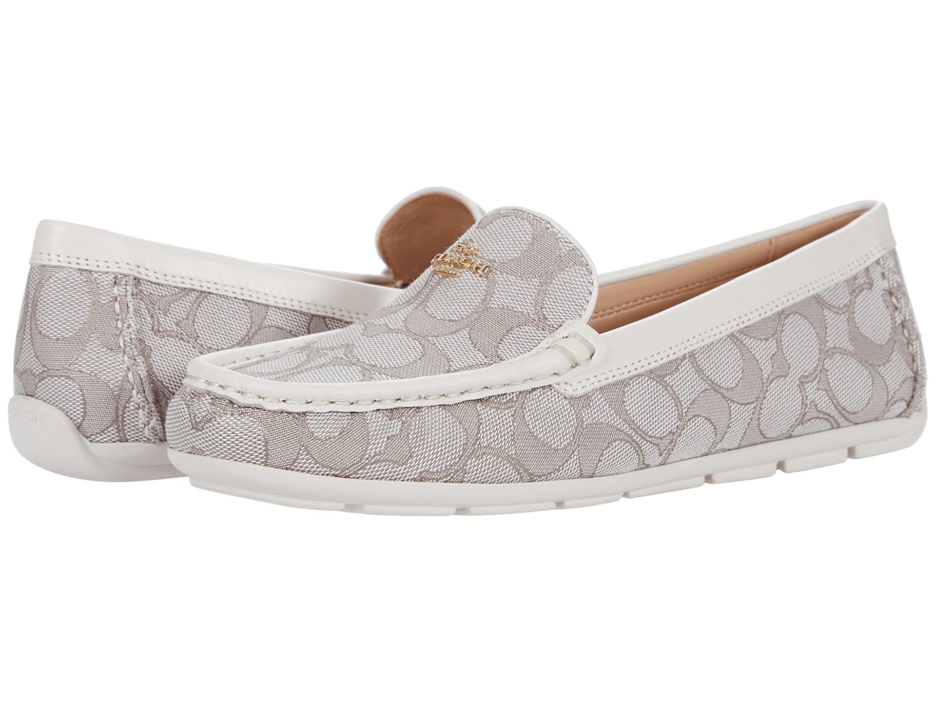 COACH Marley Driver Loafers for Women - Genuine Leather Slip-On Shoes with Comfortable Cushioning - Perfect for Work, Office & Casual Wear