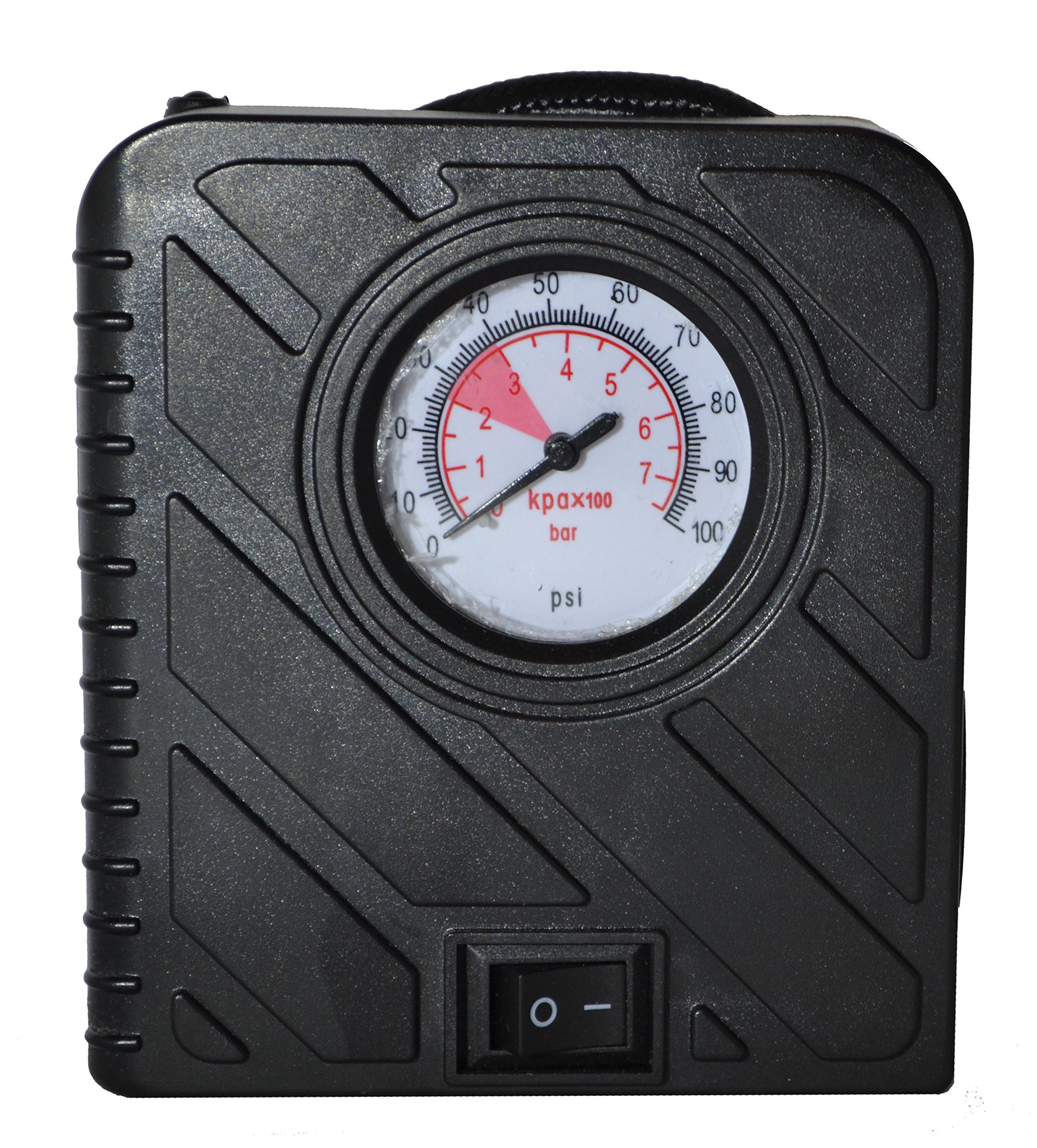 POD PODX-AC Portable Air Compressor - 12V DC Tire Inflator for Cars, Trucks & Bikes - Fast Inflation with Digital Gauge - Perfect for Road Trips, Camping & Emergency Use