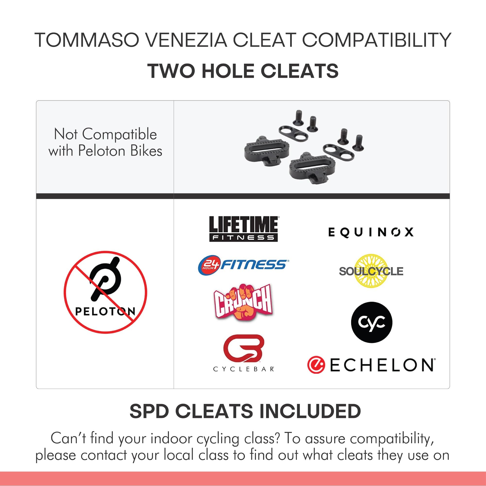 Tommaso Venezia Women's Cycling Shoes - Comfortable & Walkable for Indoor, Urban & Road Biking | Perfect for Spin Class, Commuting & Fitness Training
