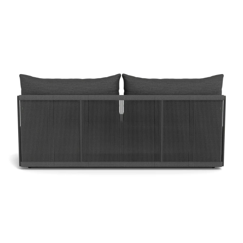 Antigua Outdoor 2-Seat Armless Patio Sofa - Perfect for Poolside, Garden, and Backyard Relaxation