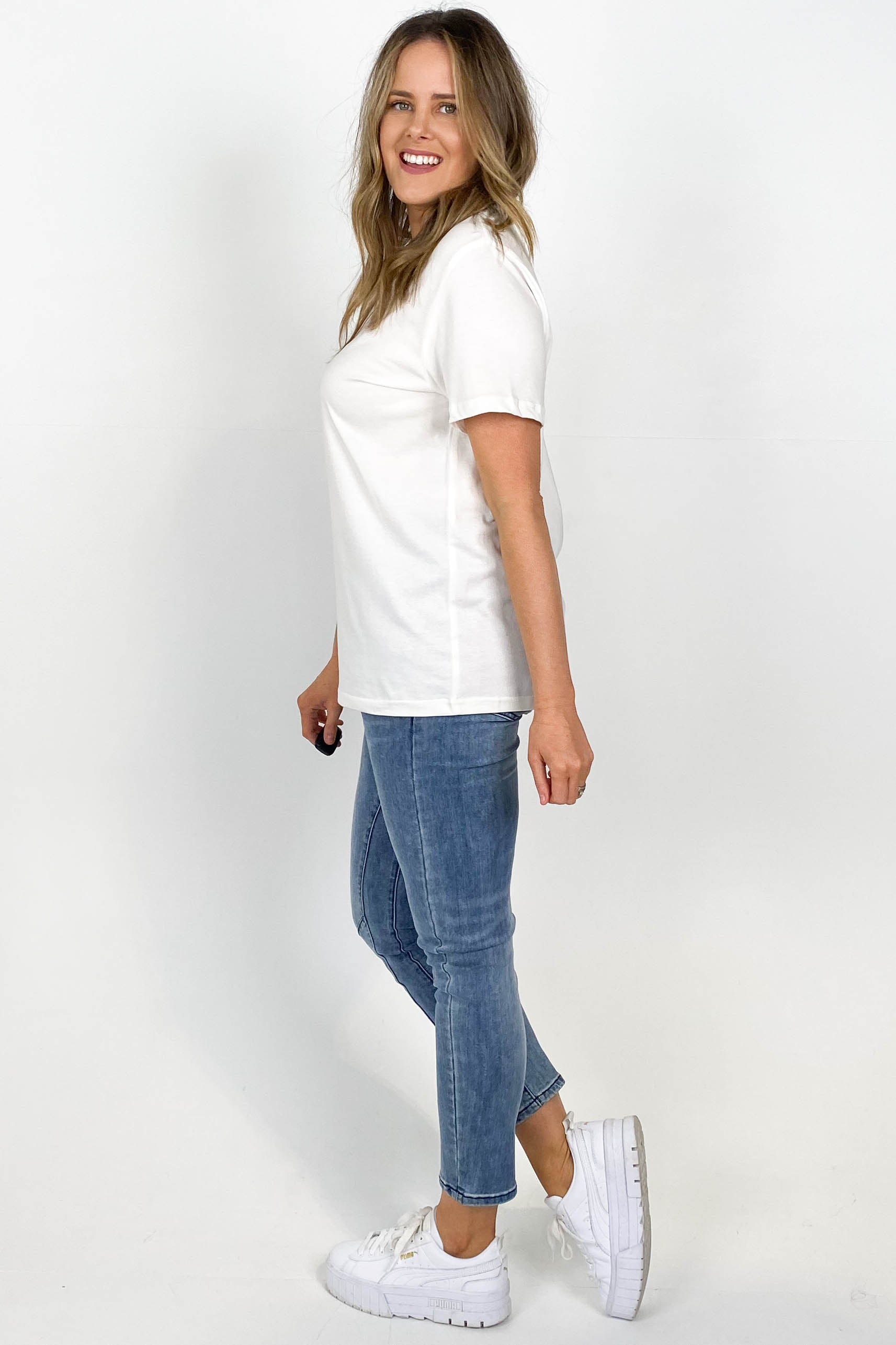AS Colour Maple Tee 100% Cotton Crew Neck T-Shirt for Men & Women - Soft Natural Color Basic Tee for Casual Wear, Layering & Everyday Outfits