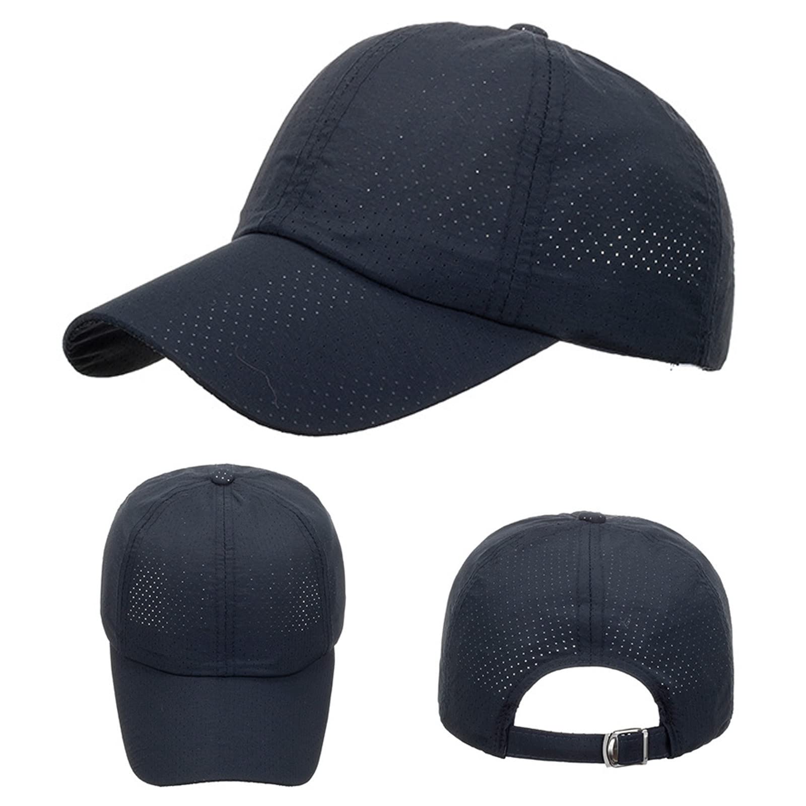 Breathable Mesh Running Hats for Men & Women - Lightweight Outdoor Jogging Cap, Gym & Tennis Sport Hat - Perfect for Running, Hiking, Workouts and Sun Protection