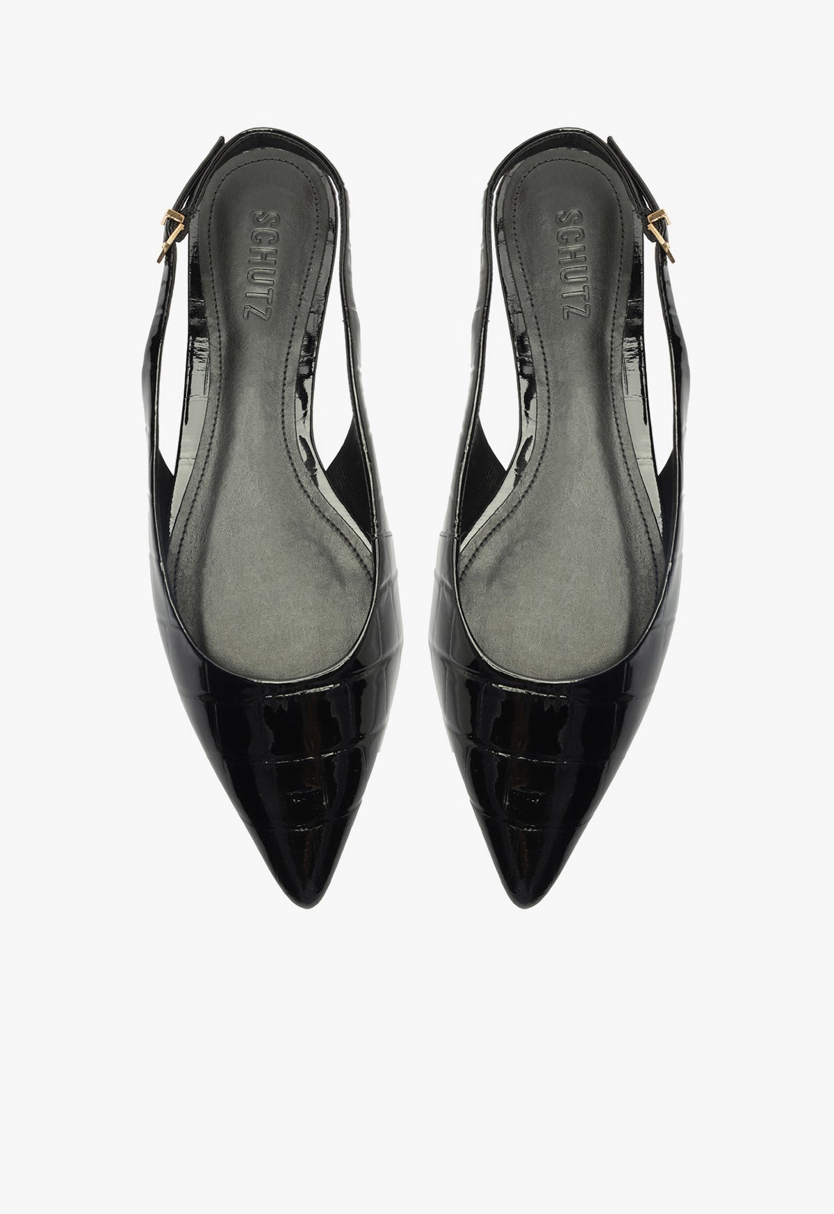 Paola Black Leather Flat Shoes for Women - Comfortable & Stylish Slip-On Loafers - Perfect for Office, Casual Wear & Travel