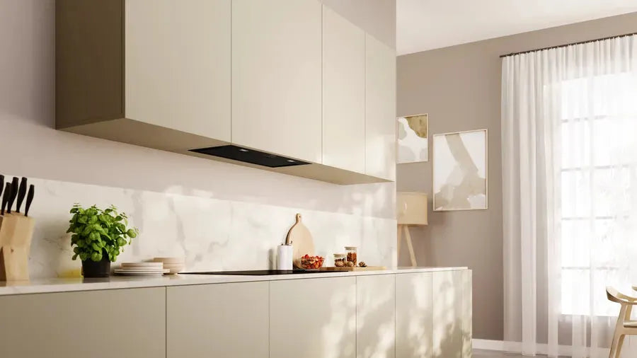 Neff 70cm Integrated Range Hood in Black - N90 D76NPC1S0A | Modern Kitchen Appliance for Efficient Cooking & Smoke Extraction