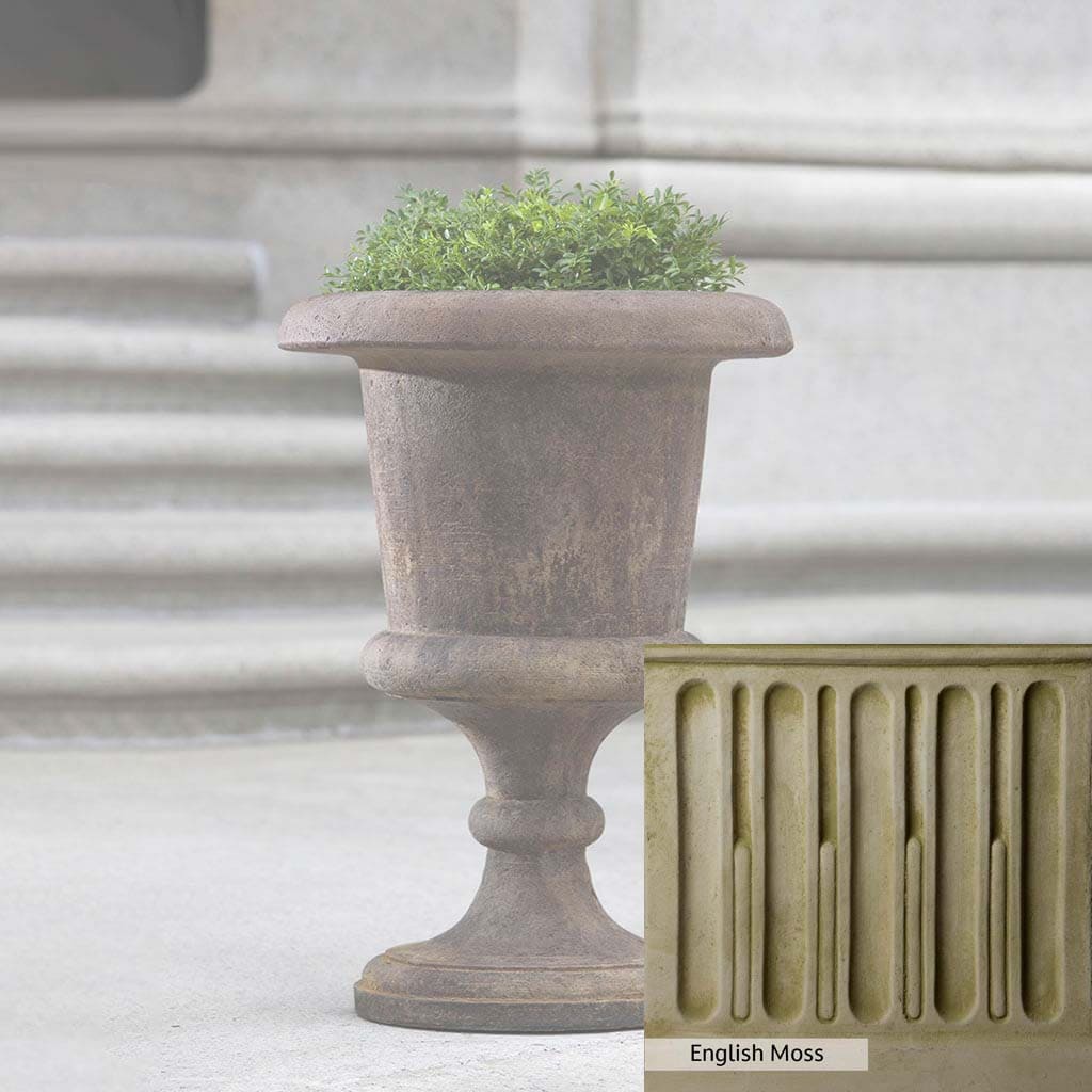 Campania International Smithsonian Goblet Urn - Elegant Glass Vase for Home Decor, Wedding Centerpieces & Memorial Displays