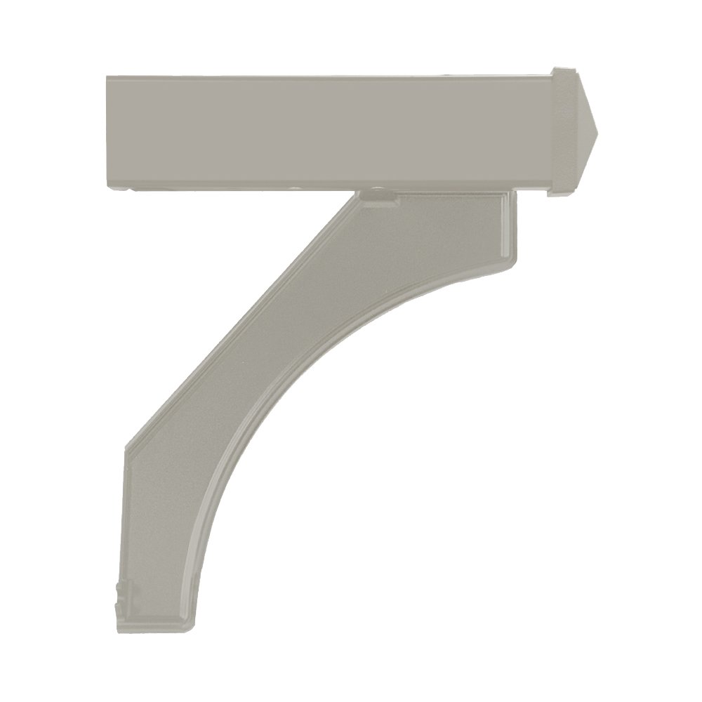 Salsbury Industries 4377SLV Silver Mailbox Arm Kit Replacement - Compatible with Deluxe Post for 1 Roadside Mailbox | Durable Metal Mailbox Accessory for Home & Rural Mail Delivery