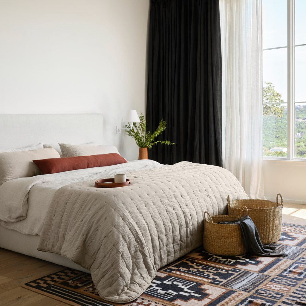 Organic Cotton Gauze Pillow Shams - Soft & Breathable Bedding for a Comfortable Sleep - Perfect for Home, Hotel, and Guest Room Decor