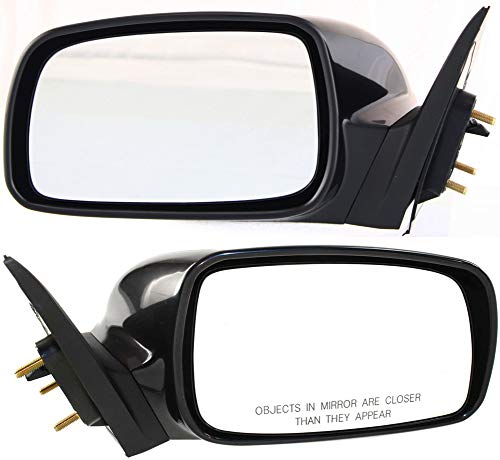 2007-2011 Toyota Camry Power Side Mirrors - Driver & Passenger Non-Heated Replacement - Durable Paintable OEM Style - Perfect for Daily Commuting, Road Trips & Parking Assistance
