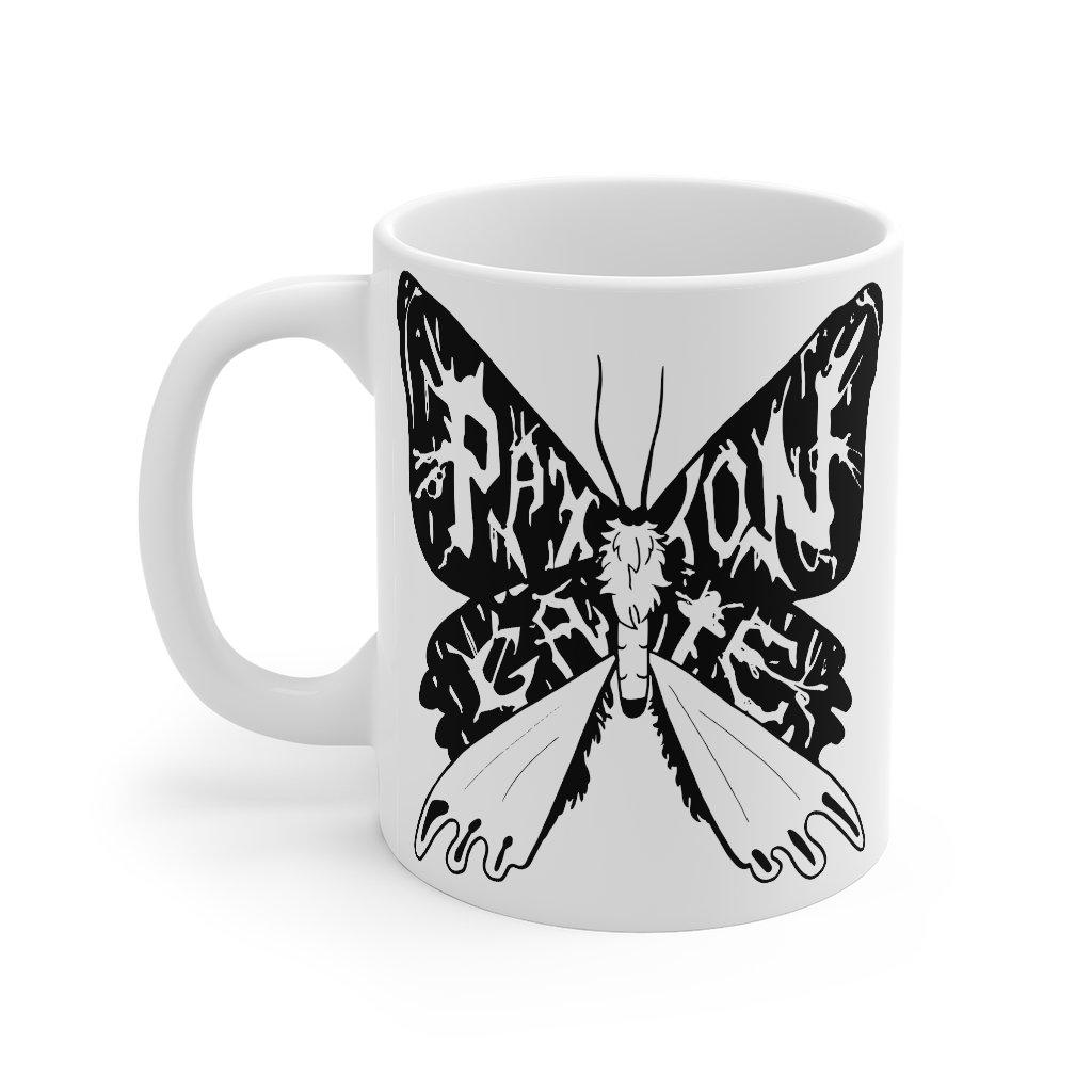 Ceramic Moth Mug - Handmade Coffee Cup with Unique Moth Design, Perfect for Tea, Hot Chocolate & Home Decor - Great Gift for Nature Lovers & Coffee Enthusiasts