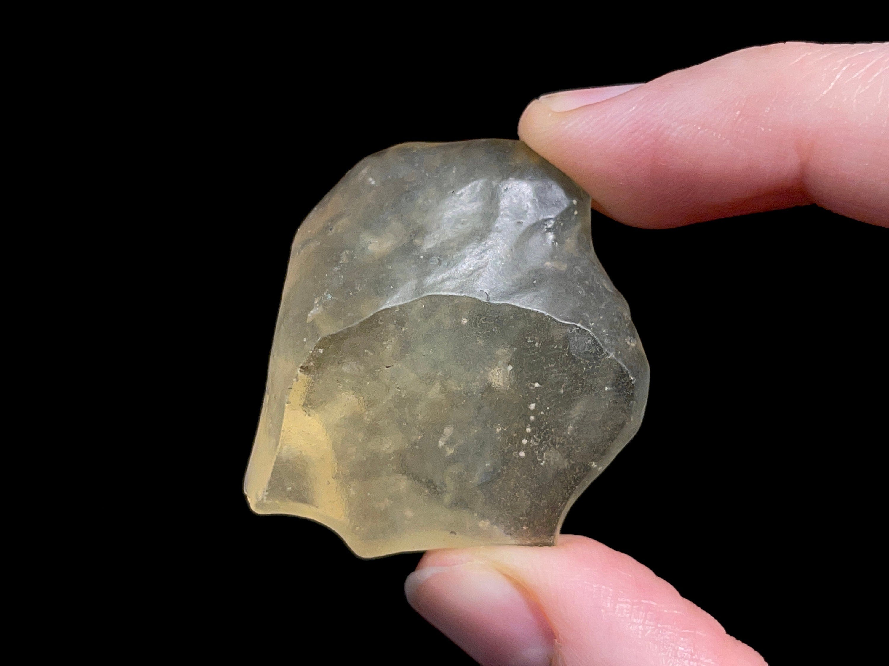 Premium Libyan Desert Glass Raw Crystal - Rare 2A Grade 12.5g - Natural Healing Stones for Meditation & Energy Work - Metaphysical Crystal Collection for Spiritual Healing & Chakra Balancing