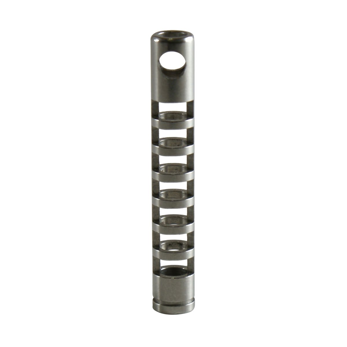 TEC Accessories ISOTOPE S323 - 3mm x 23mm Stainless Steel Tritium Vial Housing for Camping, EDC & Survival Gear - Glow in Dark Keychain Accessory for Outdoor Adventures, Night Hiking & Emergency Preparedness