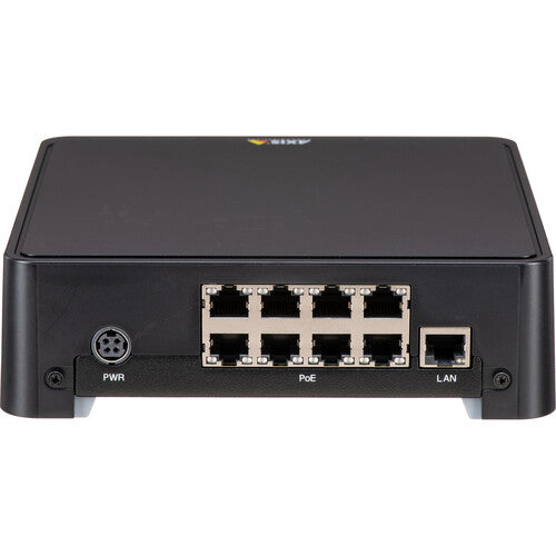 Axis Communications S3008 8-Channel 4K UHD NVR Security System with 4TB HDD - Professional Surveillance for Home & Business Security Monitoring