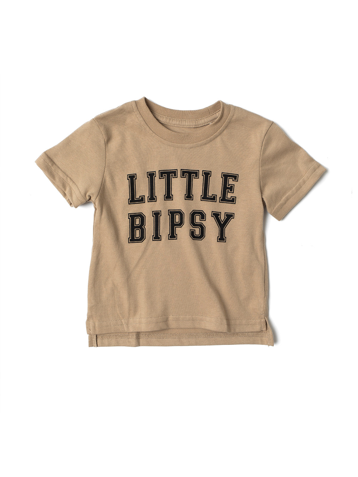 LB Collegiate Tee - Soft Cotton Vintage Style T-Shirt for Men & Women in Tan | Casual Wear, Street Fashion, and Everyday Comfort
