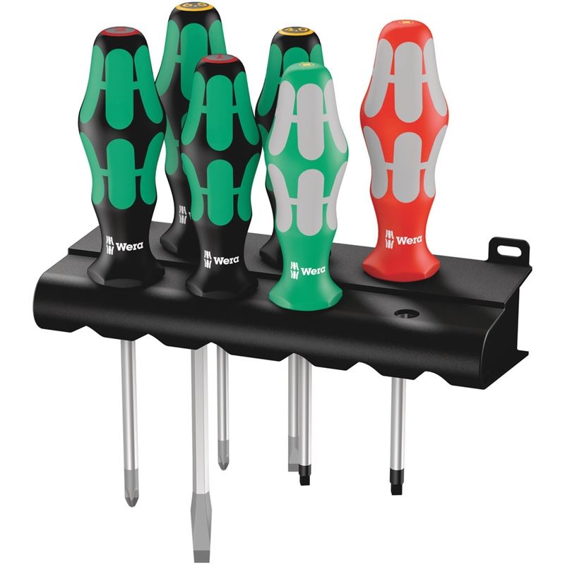 334/368/6 Screwdriver Set with Storage Rack - Professional Tool Kit for Home Repair, DIY Projects & Automotive Maintenance
