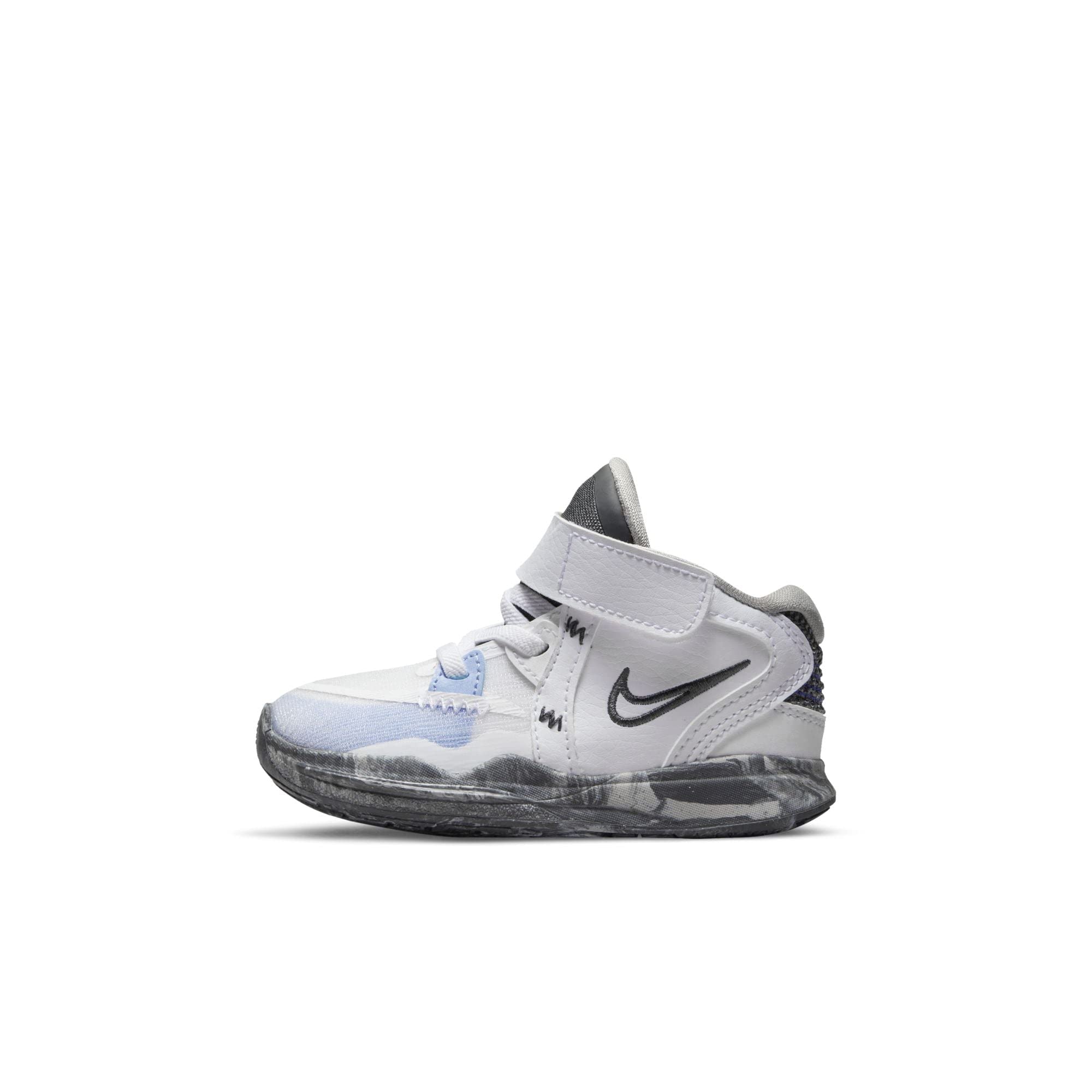Nike Kyrie 8 Basketball Shoes for Toddlers - White/Iron Grey/Light Marine (DD0333-102) - Size 6 - Perfect for Kids' Basketball Games & Playground Activities