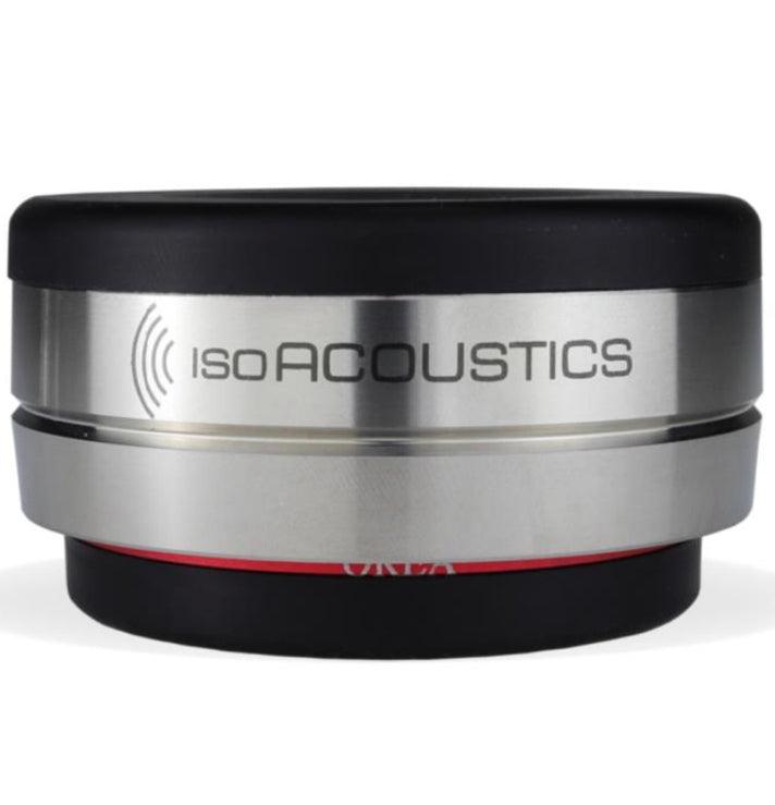 IsoAcoustics Orea Bordeaux Premium Audio Isolation Feet - Reduce Vibrations & Improve Sound Quality for Speakers, Turntables & Studio Monitors (Perfect for Home Audio Setups & Professional Recording Studios)