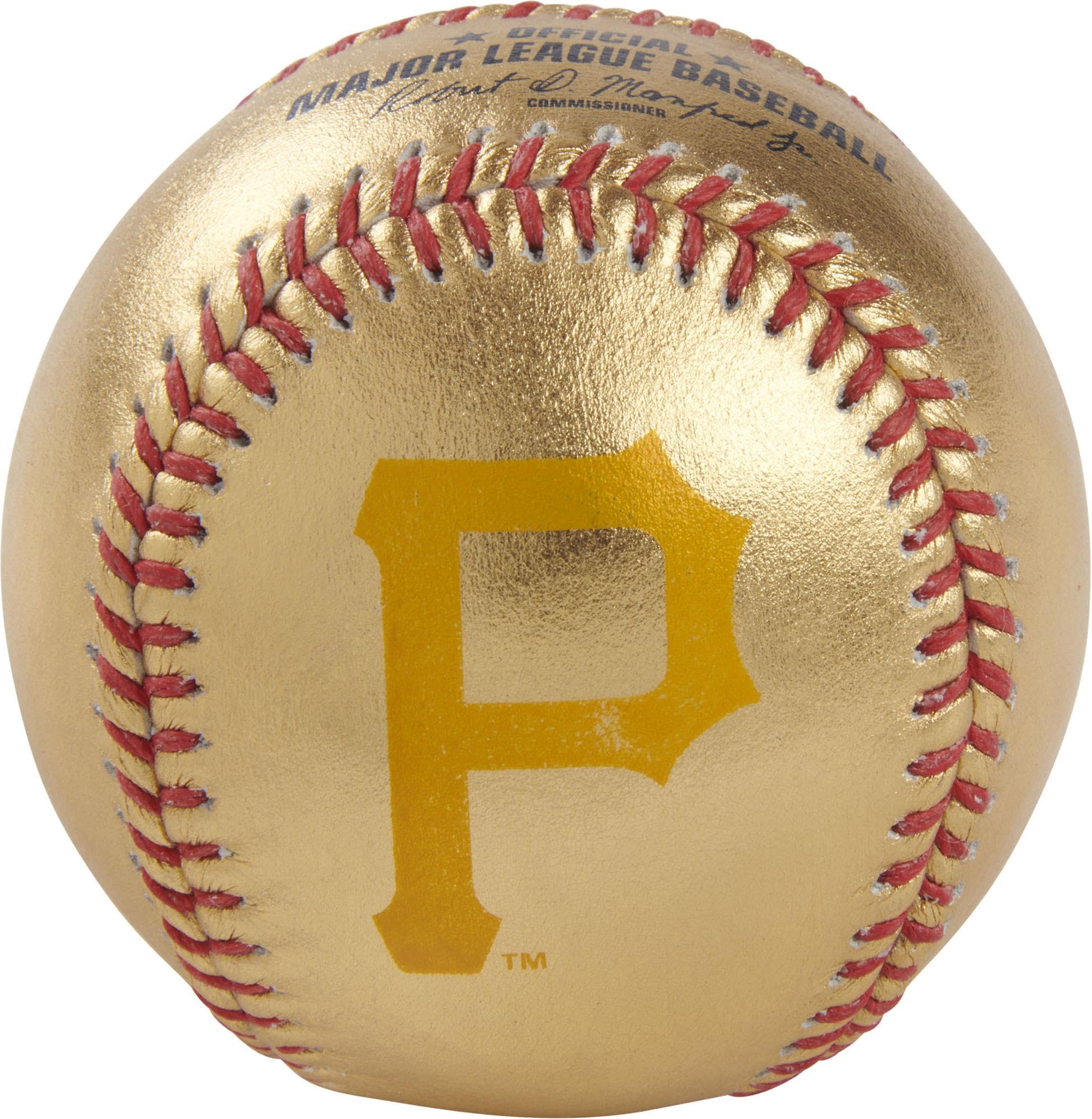 Rawlings Official MLB Leather Baseball - Pittsburgh Pirates Edition for Training, Games & Collectibles | Perfect for Baseball Practice, Matches & Fan Memorabilia