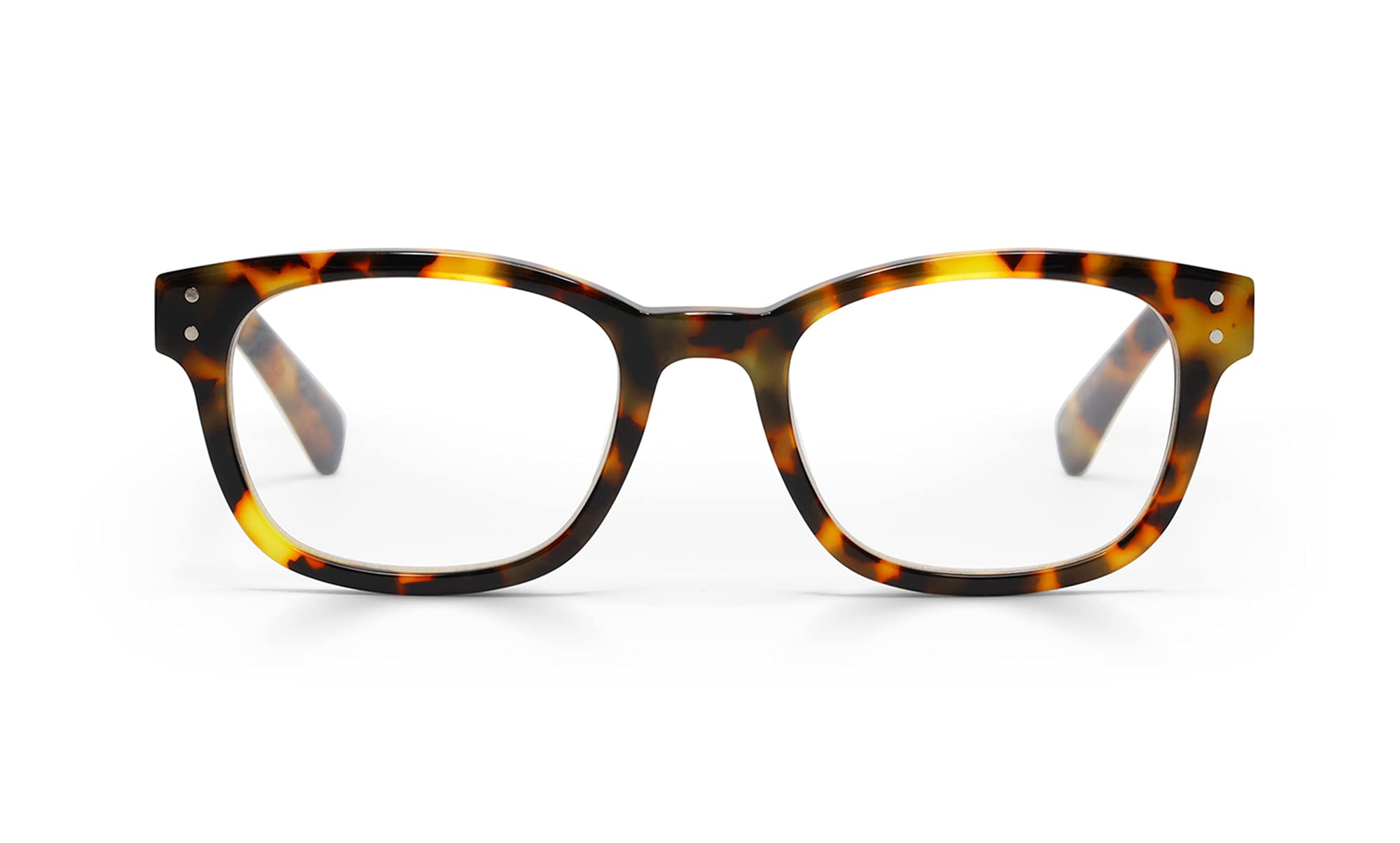 Eyebobs Biff Wide Square Reading Glasses for Men & Women | Premium Wide Face Frames | 0.0x to 4.0x Magnification | Perfect for Office, Reading & Computer Work