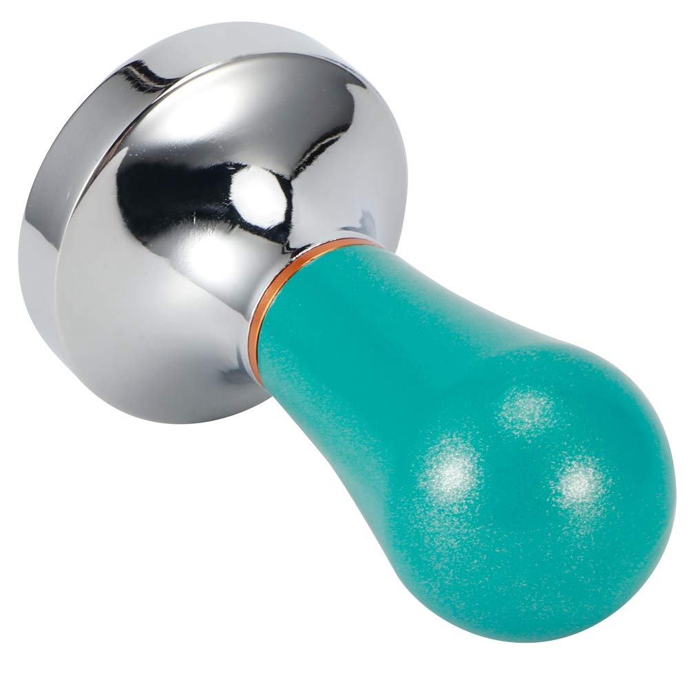 Premium Coffee Ground Compressor - Espresso Tamper with Even Pressure Distribution for Baristas & Coffee Shops (Light Blue) | Perfect for Espresso Machines, Cafes & Home Brewing