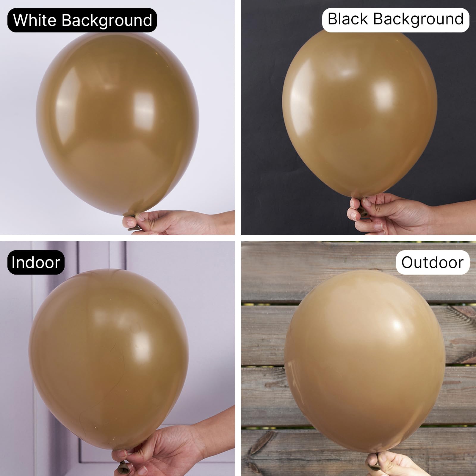 85-Pack Boho Brown Balloons for Party Decor - 18