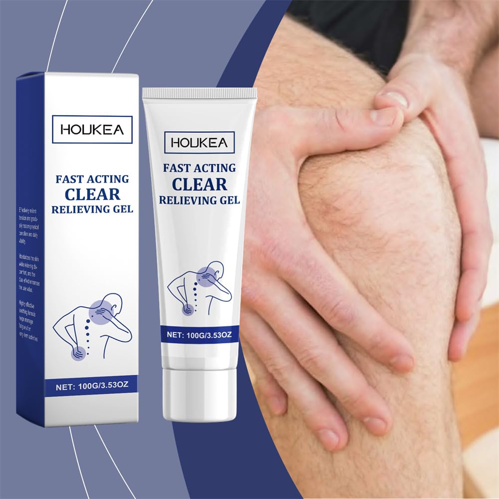 Soothing Cooling Gel 100g - Fast Acting Pain Relief with Menthol & Frankincense - Muscle & Joint Pain Relief for Athletes, Arthritis & Daily Activities - Perfect for Post-Workout Recovery & Chronic Pain Management