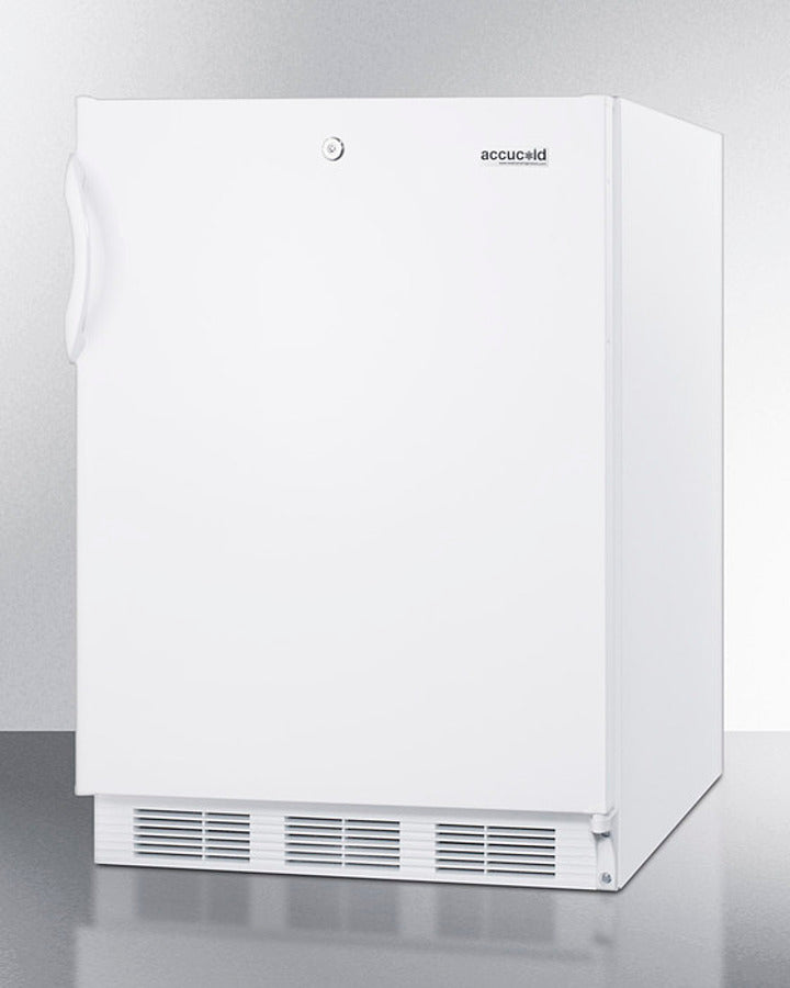 Accucold 24 Inch Wide Built-In All Refrigerator - ADA Compliant, Energy Efficient, Stainless Steel Finish - AL751WLBI - Perfect for Restaurants, Hotels, and Commercial Kitchens