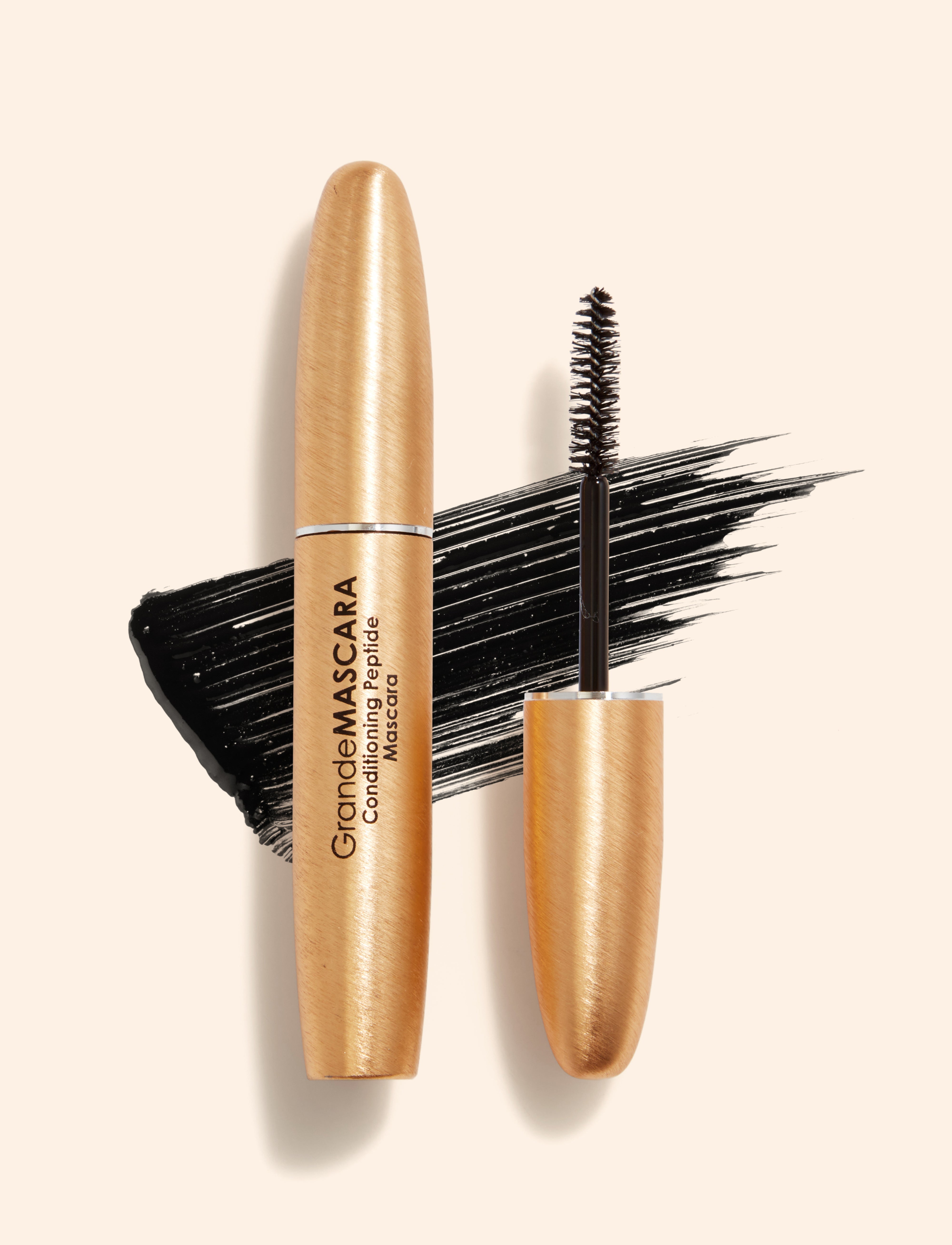 Grande Mascara - Volumizing & Lengthening Waterproof Mascara for Dramatic Lashes | Perfect for Day to Night Makeup Looks