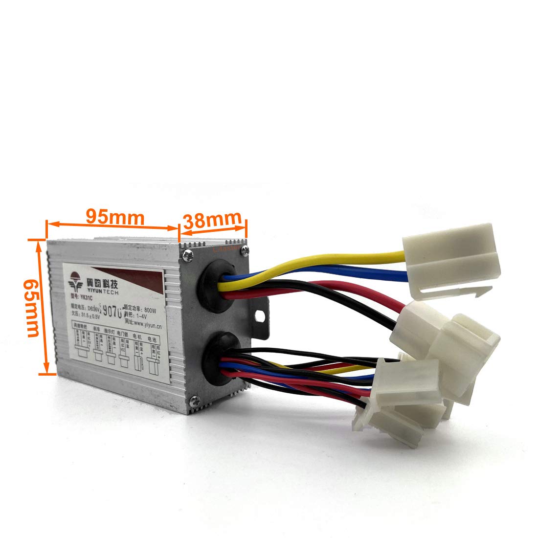 36V 48V 600W Electric Tricycle Conversion Kit - 4 Wheel E-Bike Motor Kit with Throttle & 420 Chain Drive System - Perfect for Cargo Hauling, Senior Mobility & Eco-Friendly Transportation