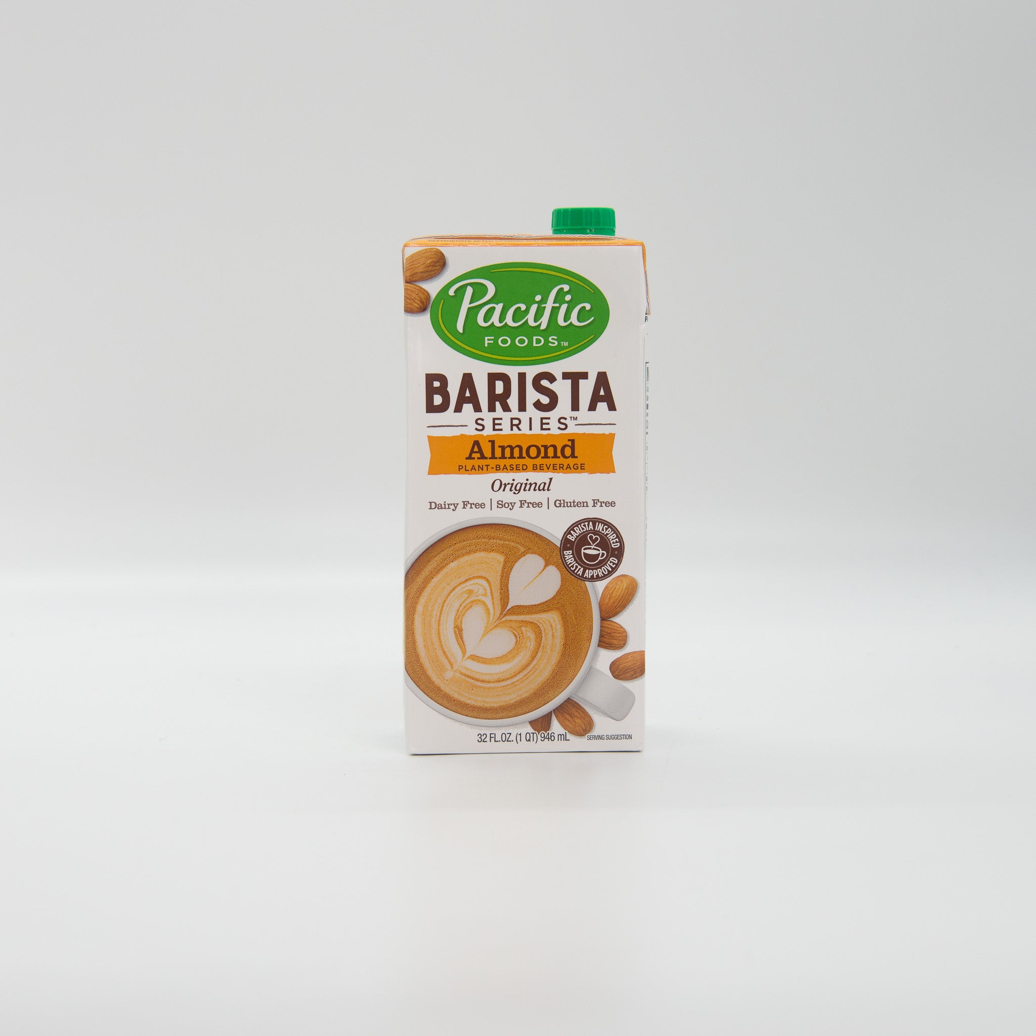 Organic Pacific Almond Milk - Unsweetened, Dairy-Free, Vegan - Perfect for Smoothies, Coffee & Baking (32 oz)