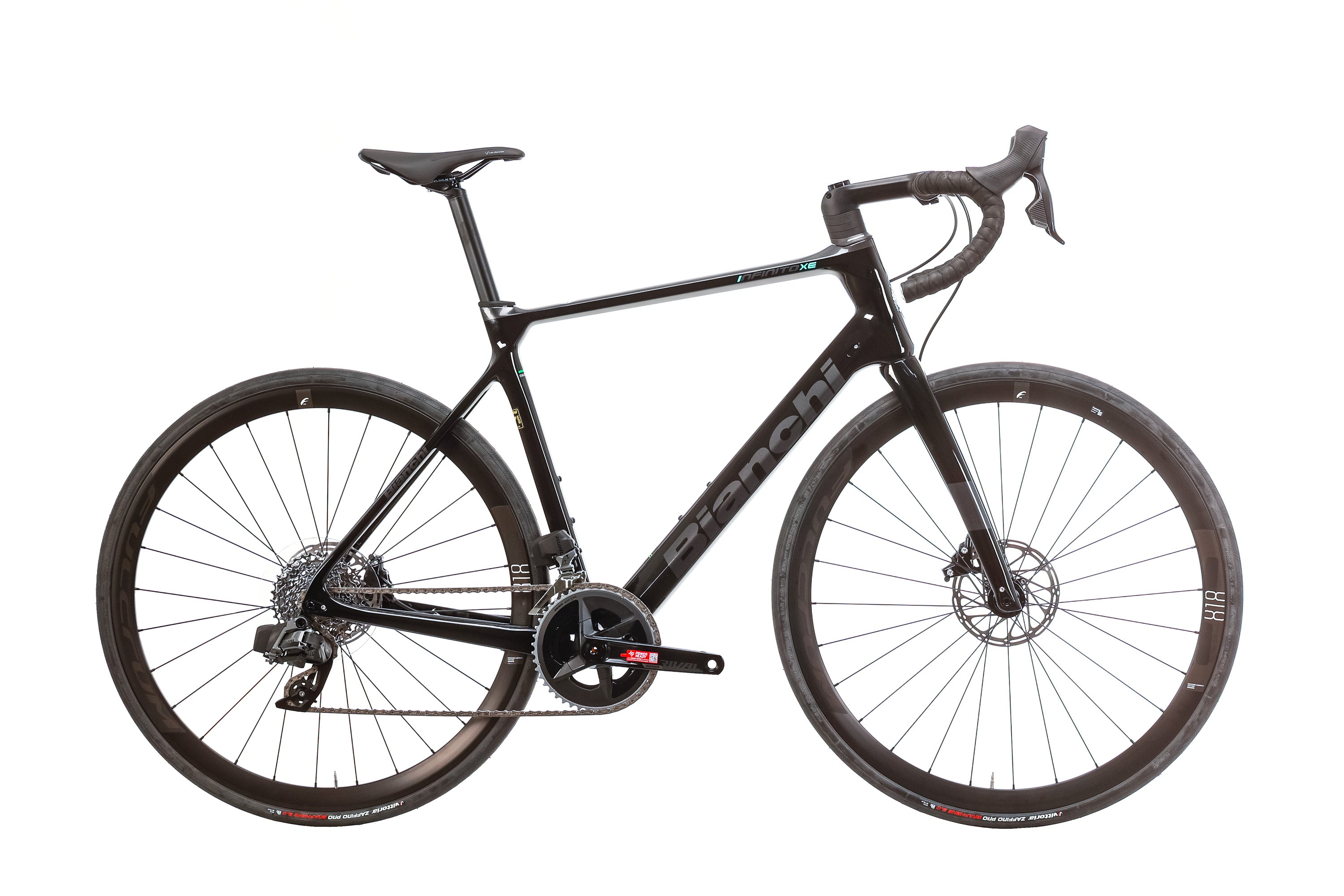 Bianchi Infinito XE Disc Rival eTap AXS Road Bike 2023 - 57cm Carbon Frame, Wireless Shifting - Perfect for Endurance Rides & Racing