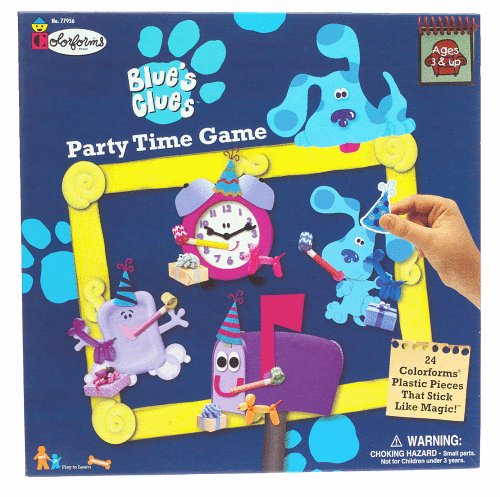 Blue's Party Time Game - Fun Interactive Kids Board Game for Family Game Night & Birthday Parties