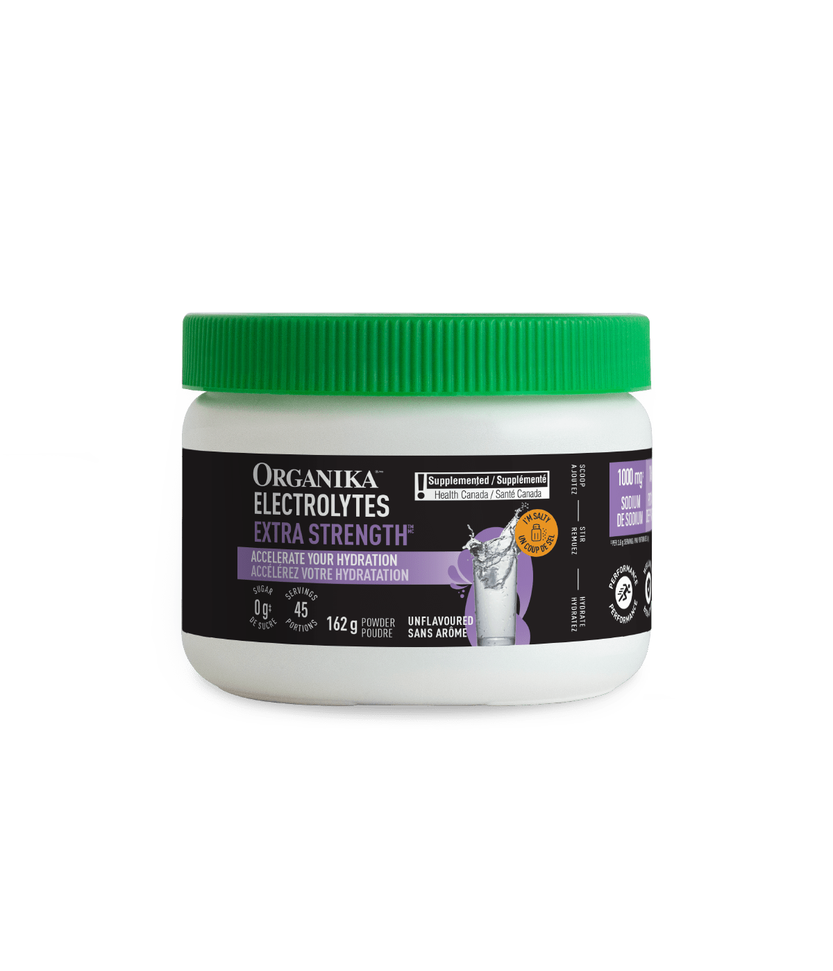 Extra Strength Electrolyte Powder - Unflavored Hydration Supplement for Athletes, Workout Recovery & Daily Wellness