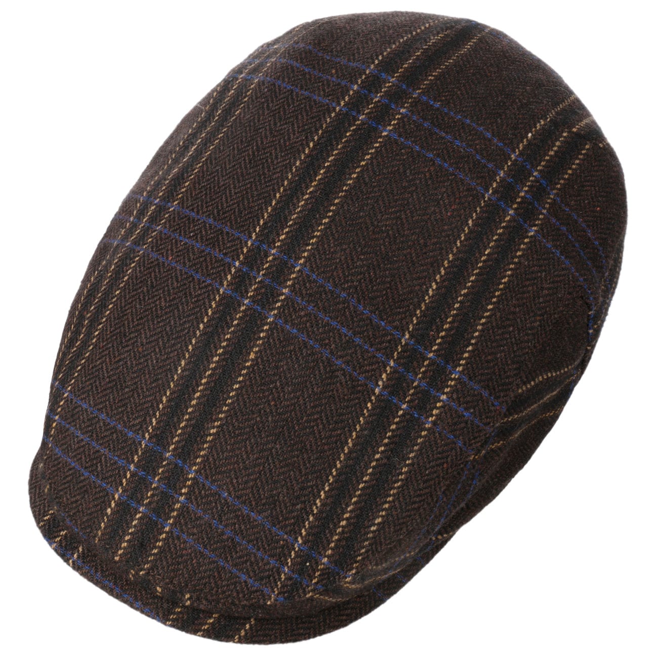 Bailey 1922 Byram Check Flat Cap - Classic Wool Ivy Newsboy Hat for Men | Perfect for Fall, Winter & Outdoor Activities