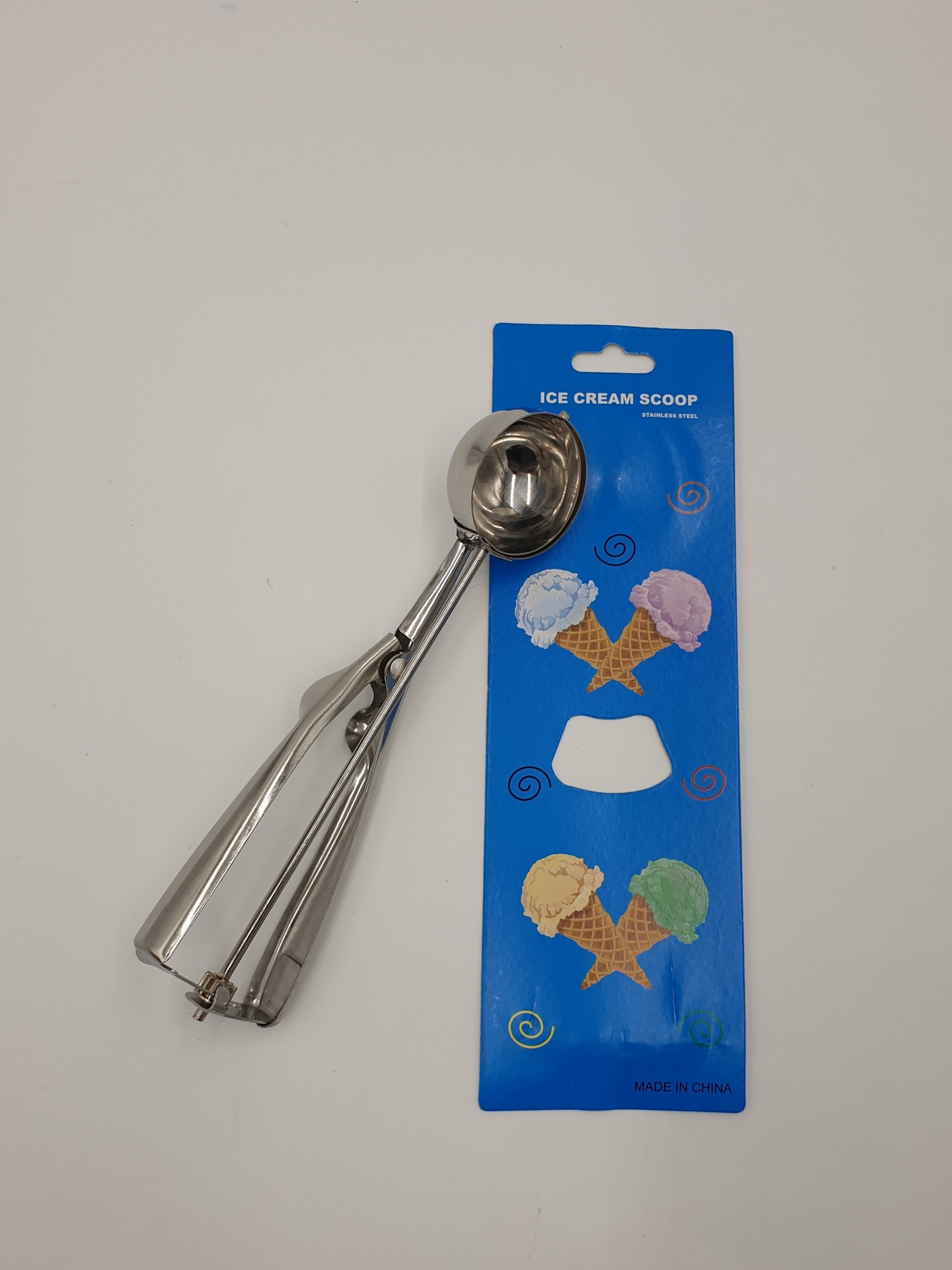 2 Stainless Steel Ice Cream Scoops - Heavy Duty Ergonomic Design for Smooth Scooping - Perfect for Ice Cream Parlors, Dessert Shops & Home Use