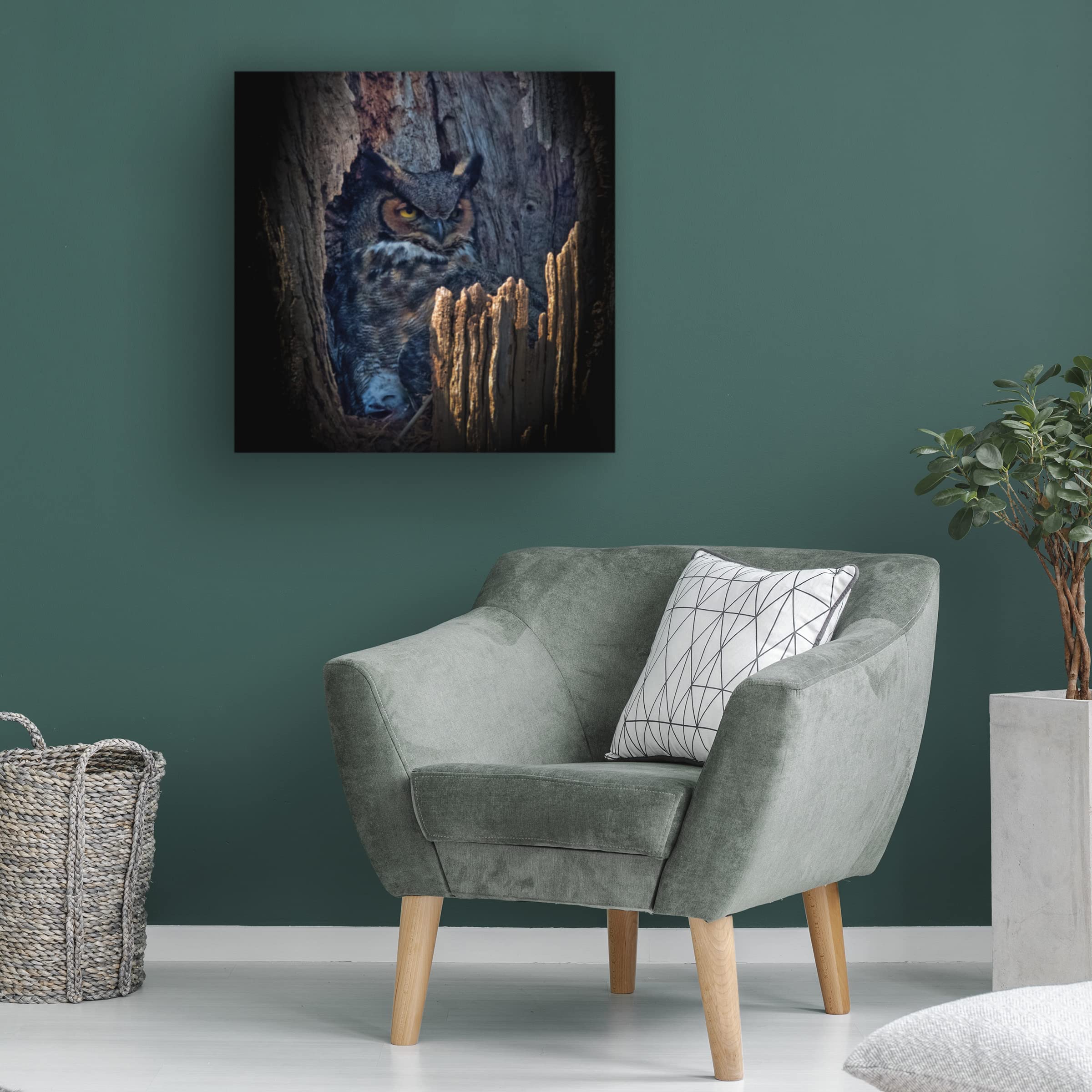Trademark Fine Art 'Hide And Seek' Canvas Painting by Yu Cheng - Stunning Wall Art for Living Room, Bedroom & Office Decor