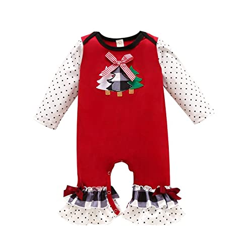 Adorable Newborn Baby Girl Thanksgiving Outfits - Turkey Print Romper Jumpsuit with Matching Headband | Fall Winter Holiday Clothes for Infants & Toddlers | Perfect for Family Gatherings, Photo Shoots & Seasonal Celebrations