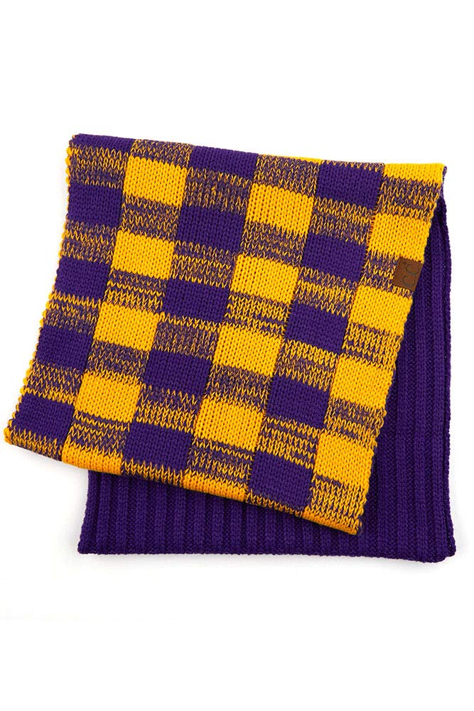 ScarvesMe Women's Buffalo Plaid Winter Scarf - Warm Infinity Loop Wrap for Fall & Winter - Perfect for Outdoor Activities, Holiday Gifts & Cold Weather Fashion