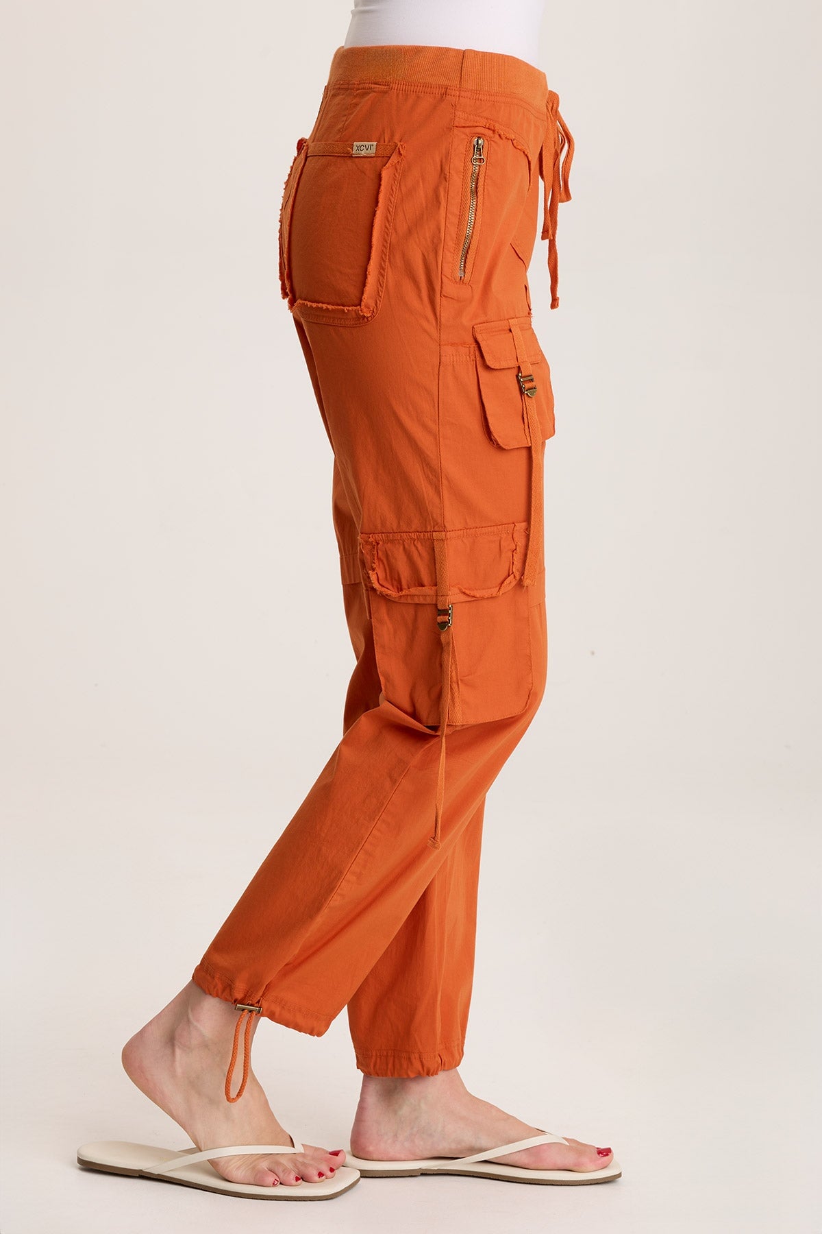 Jillit Women's Poplin Cargo Jogger Crop Pants - Stylish Casual Workout & Lounge Pants for Running, Yoga, Travel & Everyday Wear