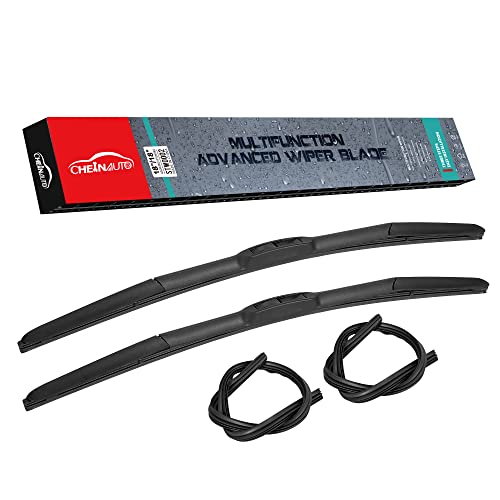 Premium GARVEE 18-Inch Rubber Wiper Blades - Durable, Quiet Windshield Wipers for All-Season Use - Perfect for Cars, Trucks & SUVs in Rain, Snow & Harsh Weather