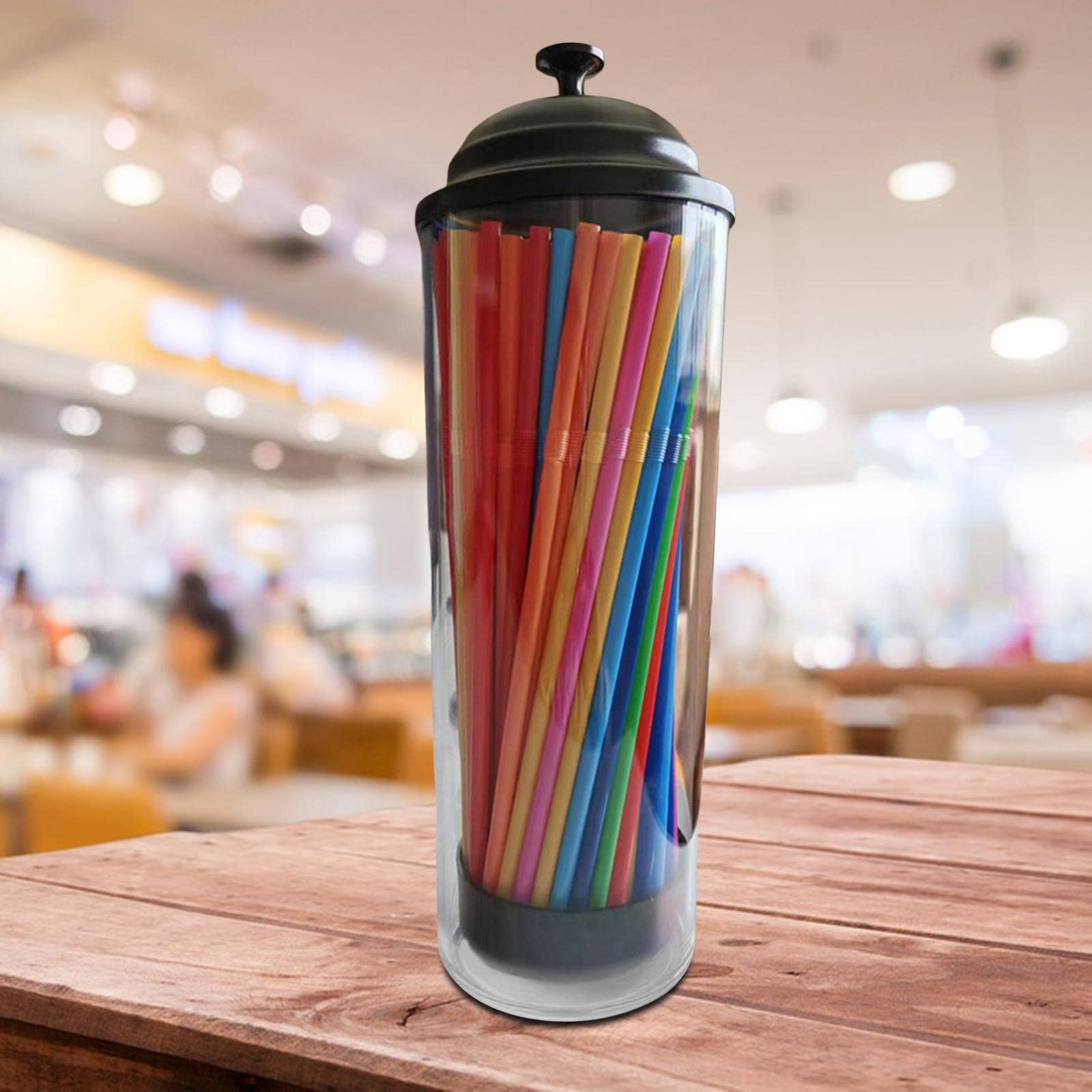 Straw Dispenser Holder - Drinking Straw Organizer for Kitchen, Bar, or Party - Perfect for Home, Office, and Restaurants