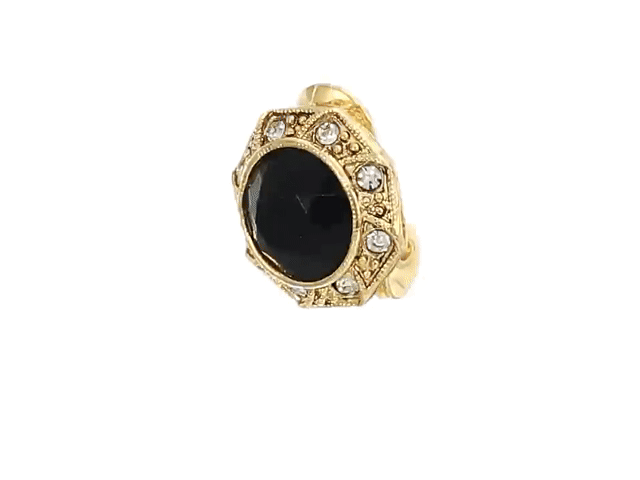 Art Deco Style Crystal Round Button Clip-On Earrings - Vintage 1928 Jewelry for Women, Perfect for Weddings, Parties & Special Occasions
