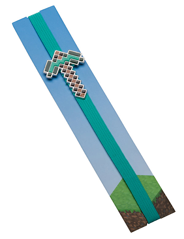 Minecraft Diamond Pickaxe Enamel Charm Bookmark - Perfect Gift for Gamers & Book Lovers - Gaming Accessories & Reading Essentials