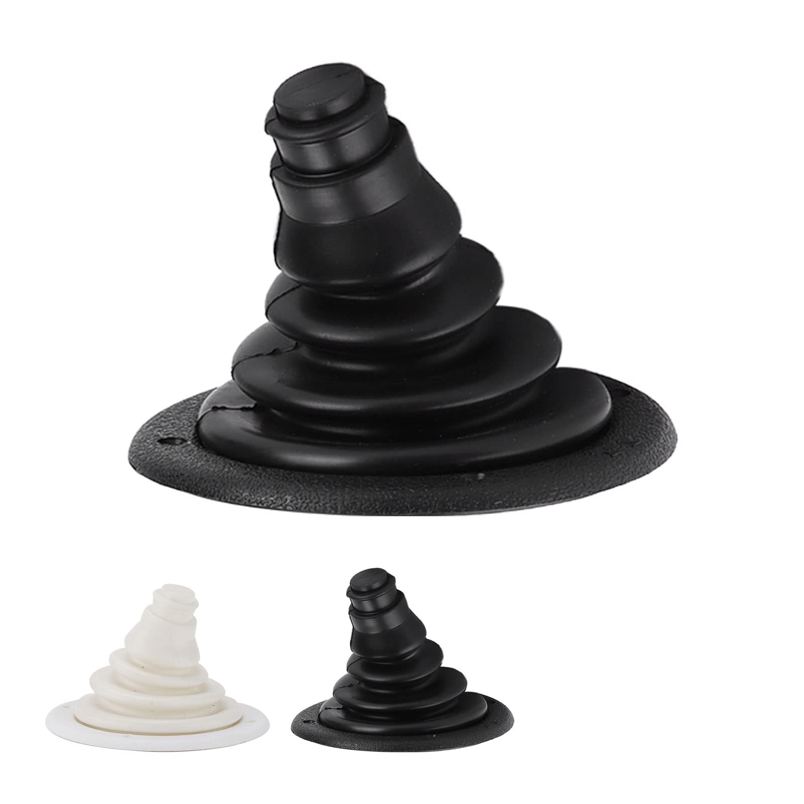 Shift Cable Bellows Kit - Black Rubber & Plastic Protective Boot for Marine Steering, Cars, Boats & Yachts | Durable Shift Cable Cover for Smooth Gear Shifting in Harsh Conditions