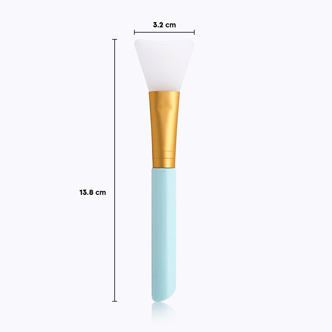 Gleva Soft Silicone Facial Mud Applicator Brush - 3 Pack Clay Mask Tools for Deep Cleansing, Exfoliating & Moisturizing | Perfect for Spa, Skincare Routine & At-Home Facial Treatments (Women & Girls)