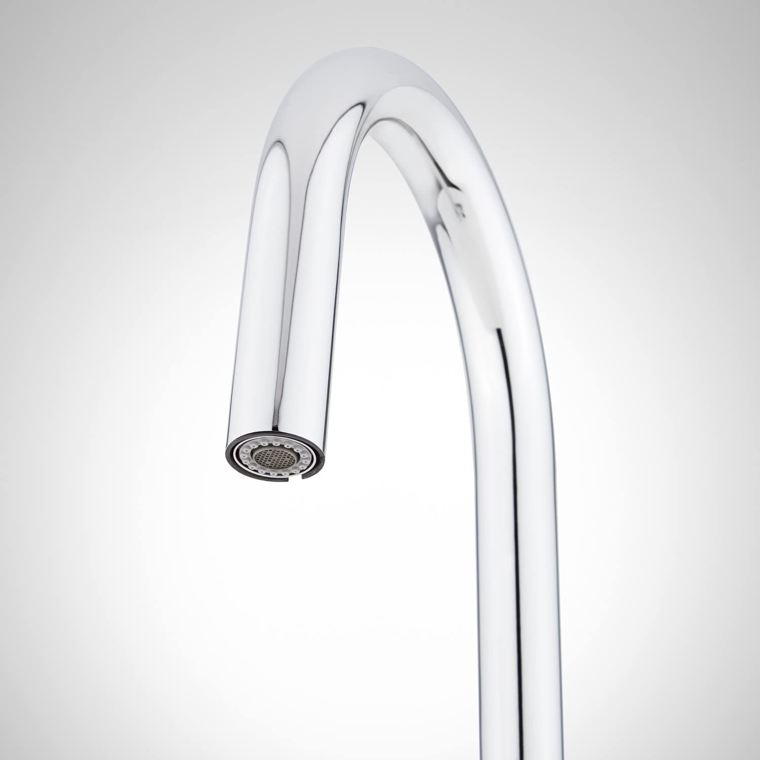 Signature Hardware 445048 Ravenel 1.8 GPM Single Hole Pull Down Kitchen Faucet in Chrome - Modern Water-Saving Design for Easy Cooking & Dishwashing